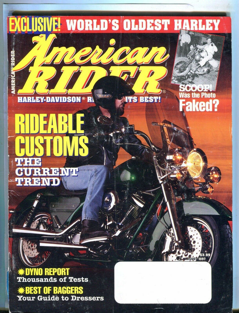 American Rider Magazine August 1997 Dyno Report VG No ML 042917nonjhe