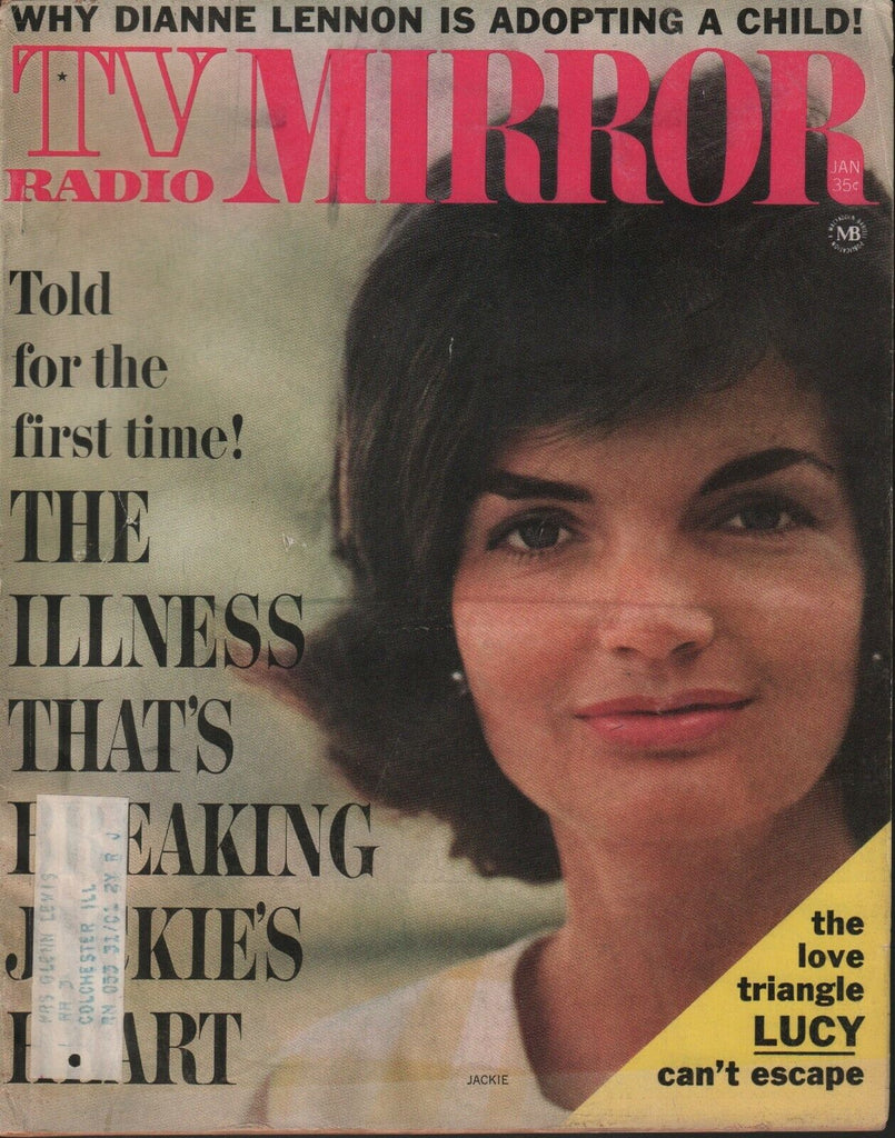 TV Radio Mirror January 1963 Jackie Kennedy Dianne Lennon 071019AME