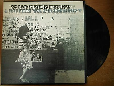 33 RPM Vinyl Kay Hill Bertha Cordova Who Goes First Folkway Records 021915SM