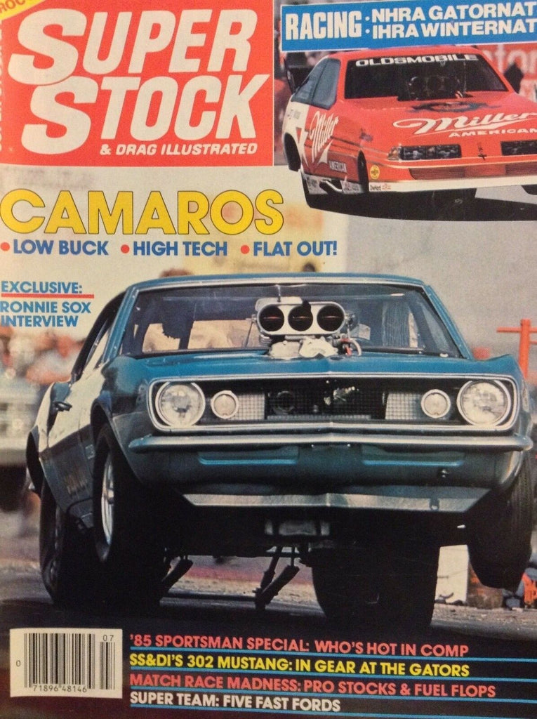 Super Stock Magazine Ronnie Sox SS&DI's 302 Mustang July 1985 013118nonrh