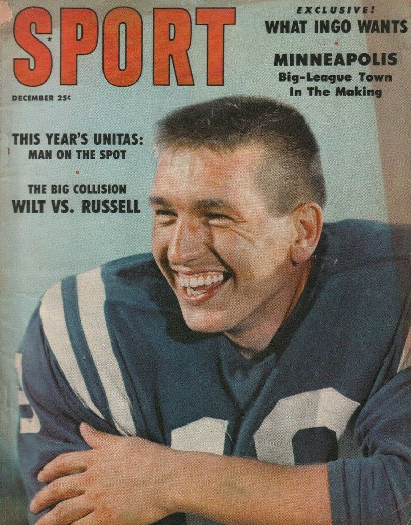 Sport December 1959 Wilt Chamberlain Johnny Unitas Sam Huff 050719DBE2