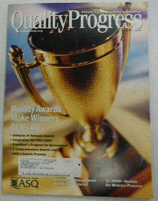 Quality Progress Magazine TL9000 Quality Awards August 2000 FAL 060815R3