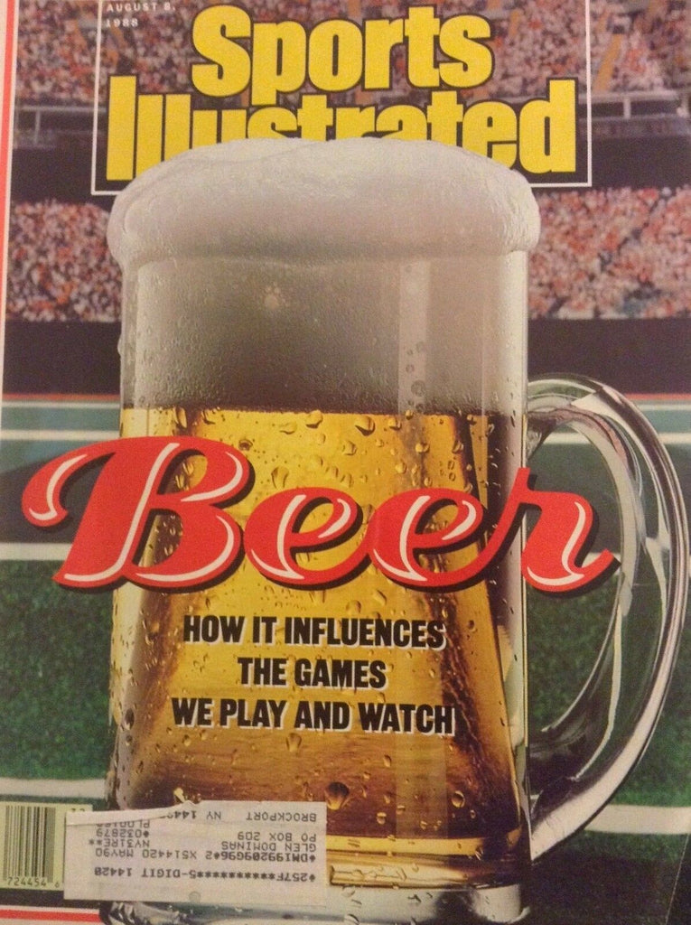 Sports Illustrated Magazine Beer The Influence August 8, 1988 062718nonrh