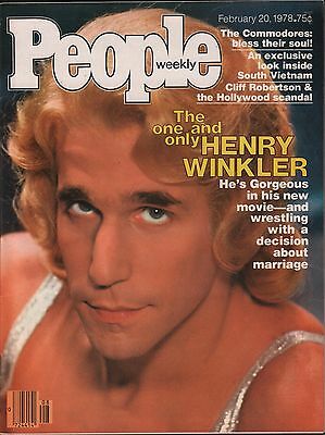 People Weekly February 20 1978 Henry Winkler, Cliff Robertson VG 020116DBE