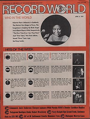 Record World April 8 1972 Roberta Flack EX 120715DBE