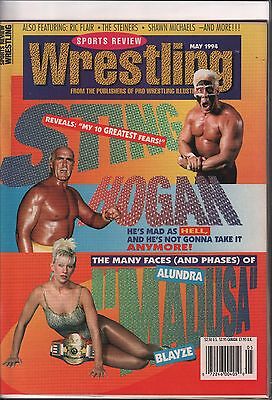 Sports Review Wrestling May 1994 Sting, Hulk Hogan EX 120915DBE