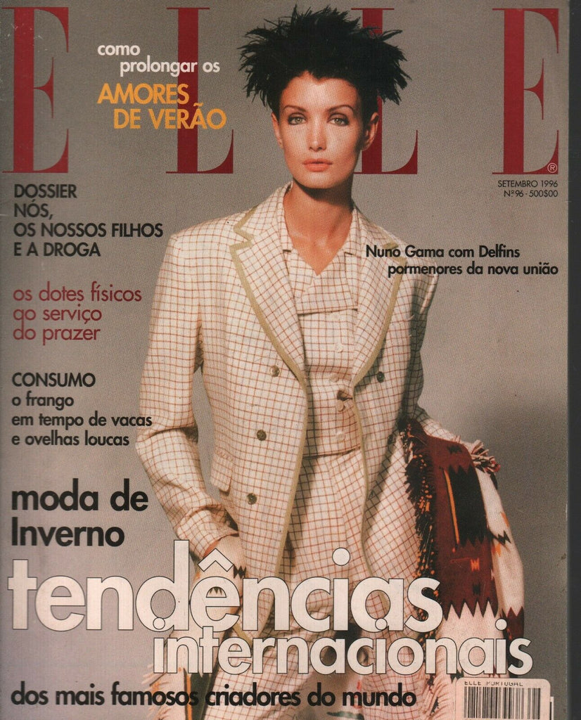 Elle Portuguese Fashion September 1996 Kristen Bronson Andie MacDowell 091420ame