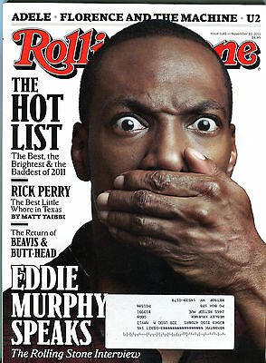 Rolling Stone Magazine November 10 2011 Eddie Murphy w/ML EX 032216jhe