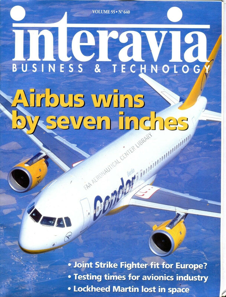 Interavia Magazine March 2000 Airbus EX No ML FAA Library 102016jhe