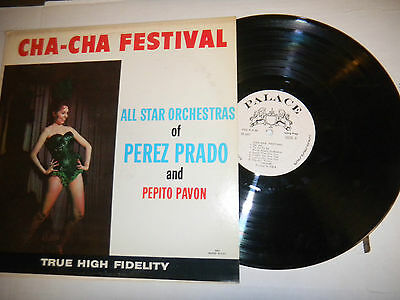 33RPM Jazz Vinyl CHA-CHA Festival Perez Prado&Pepito Pavon Palace M647 111612LAE