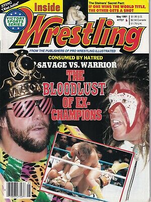 Inside Wrestling Randy Savage Ultimate Warrior May 1991 022719nonr