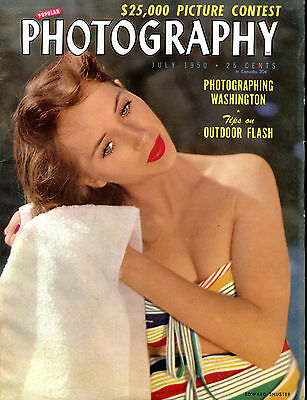 Photography Magazine July 1950 Tips On Outdoor Flash EX 040116jhe