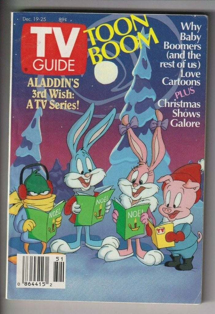 Tv Guide Mag Bugs Bunny Aladdin December 19-25, 1992 110519nonr