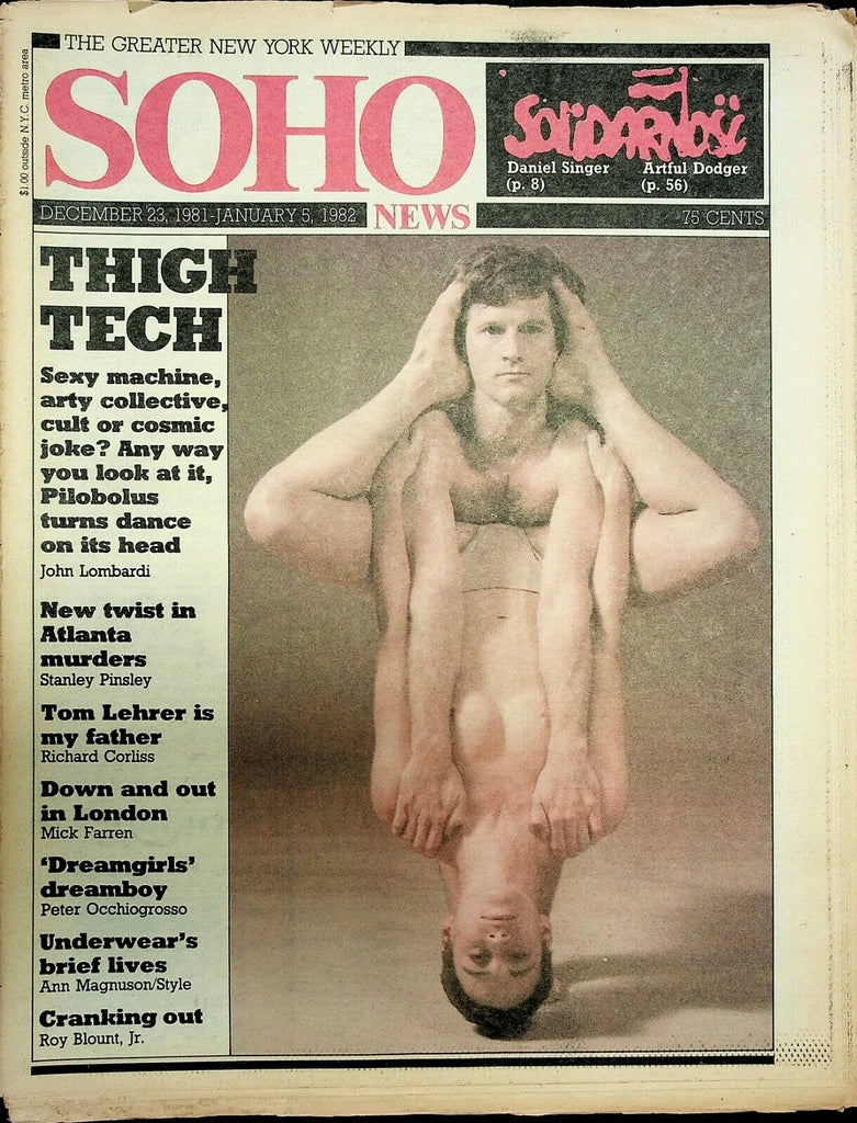 Soho News NYC Dec 23 1981-Jan 5 1982 Tom Lehrer Annie Leibovitz 091120ame
