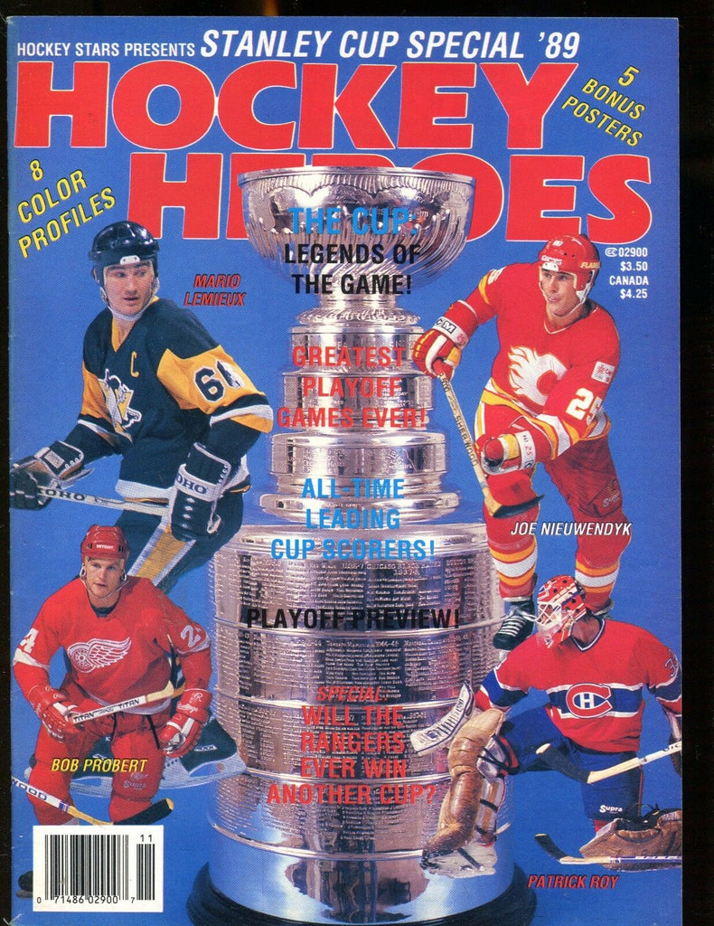 Hockey Heroes Magazine 1989 Stanley Cup EX No ML 012717jhe