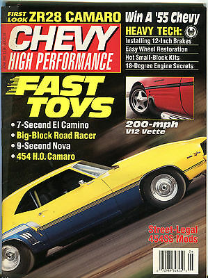 Chevy High Performance Magazine June 1992 El Camino Nova Camaro EX 012916jhe