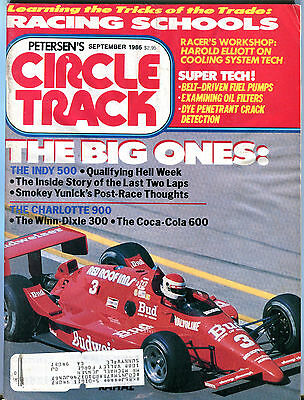 Petersen's Circle Track Magazine September 1986 The Big Ones VGEX 060316jhe