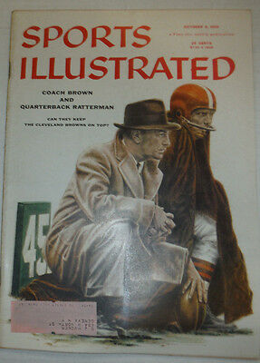 Sports Illustrated Magazine Coach Brown & Ratterman October 1956 040715R