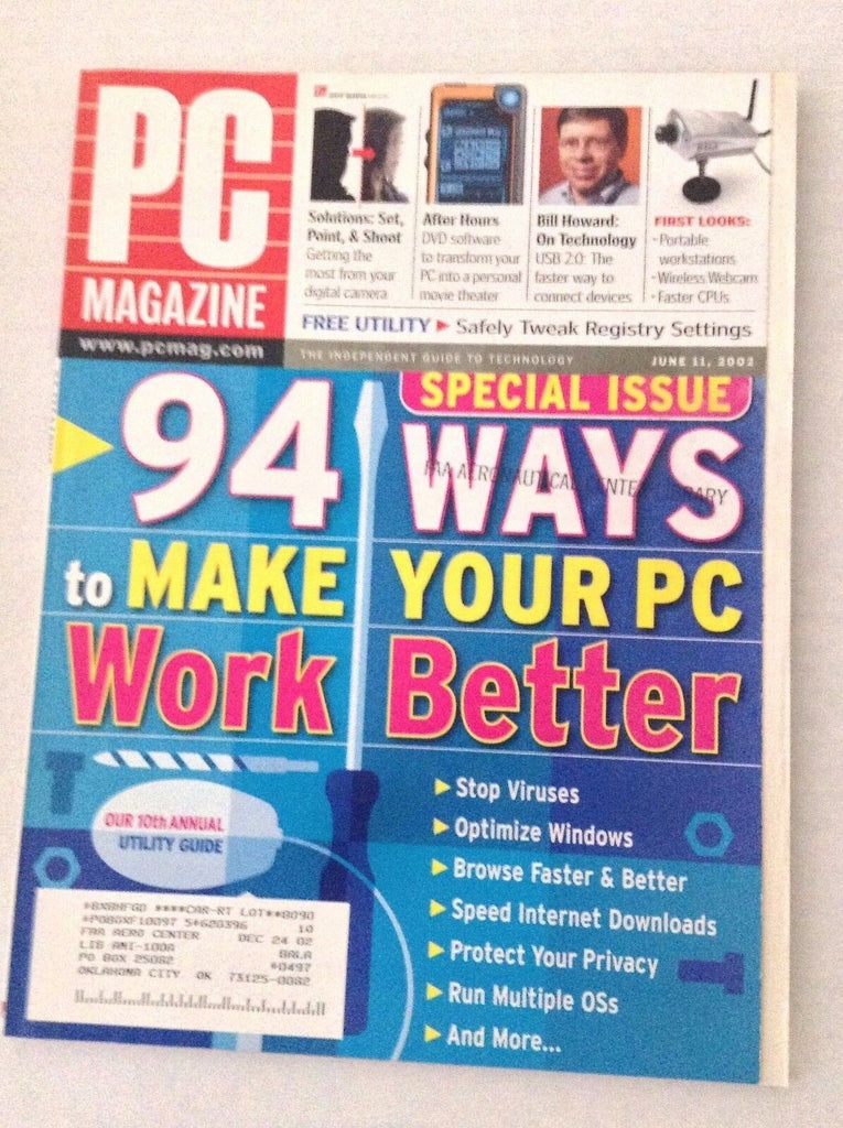 PC Magazine 94 Ways To Fix Your PC June 11, 2002 022717NONRH