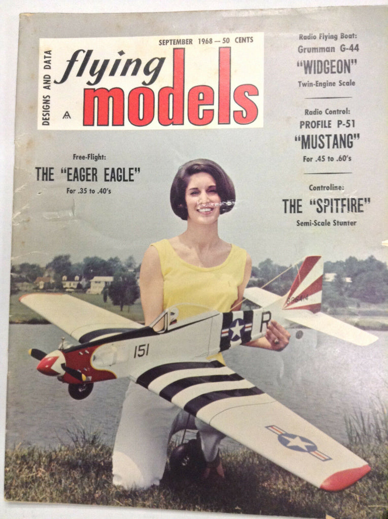 Flying Models Magazine Eager Eagle & P-51 Mustang September 1968 040917nonrh