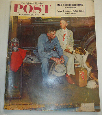 Post Magazine Terry Brennan Of Notre Dame September 1954 123014R
