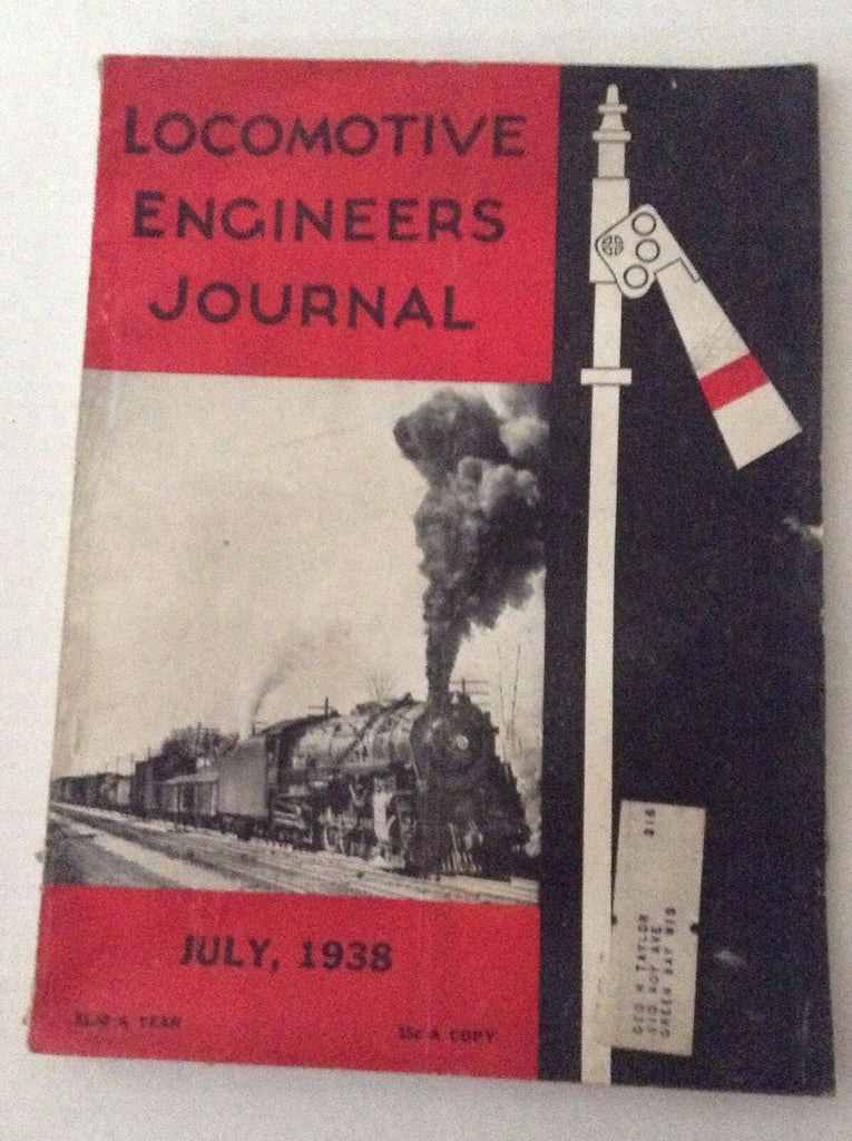 Locomotive Engineers Journal Magazine July 1938 012217RH