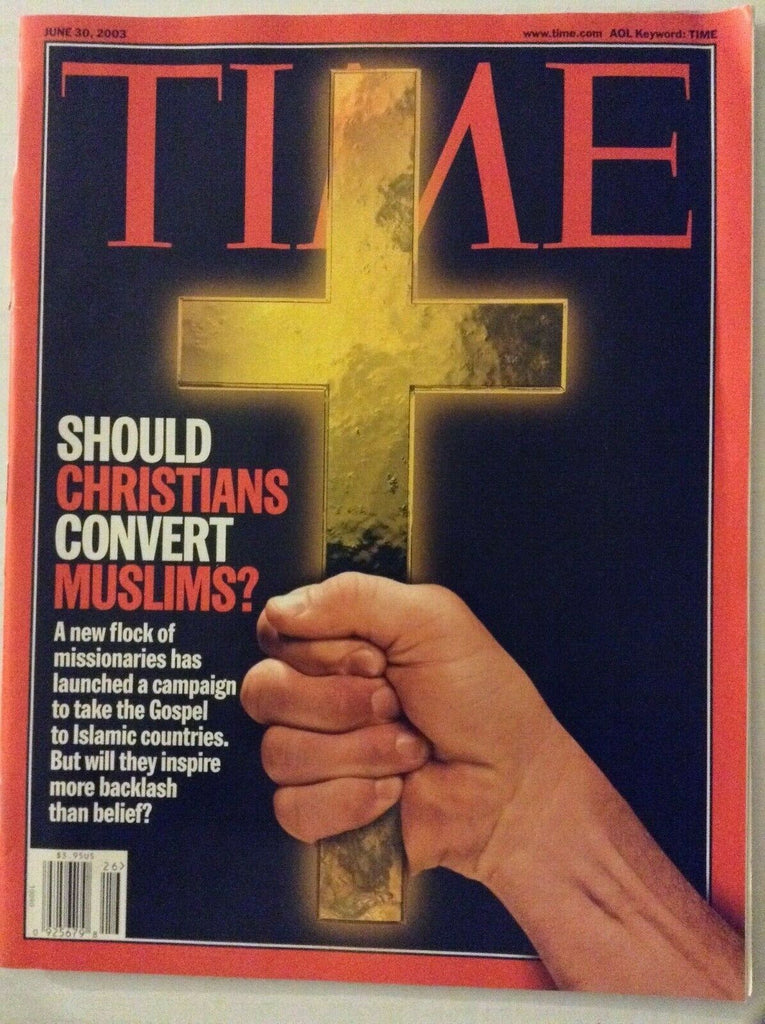 Time Magazine Christians / Muslims June 30, 2003 031319nonrh