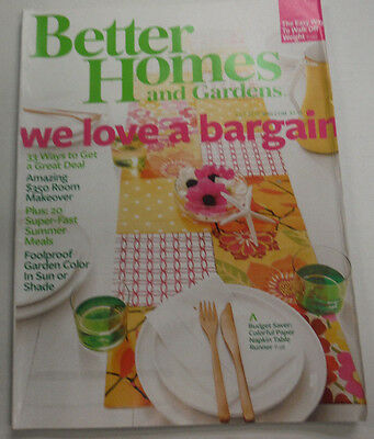Better Homes & Gardens Magazine Budget Saver July 2010 122914R