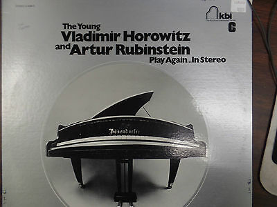 THE YOUNG VLADIMIR HOROWITZ & ARTHUR RUBENSTEIN 33 RPM EX 111115 TLJ