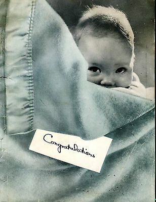 Vintage Congratulations Baby Magazine VG 071416jhe
