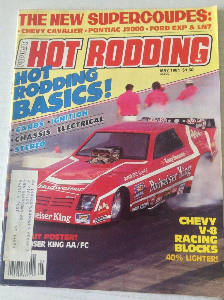 Popular Hot Rodding Magazine Carbs Ignition Chevy V-8 May 1981 042717nonrh