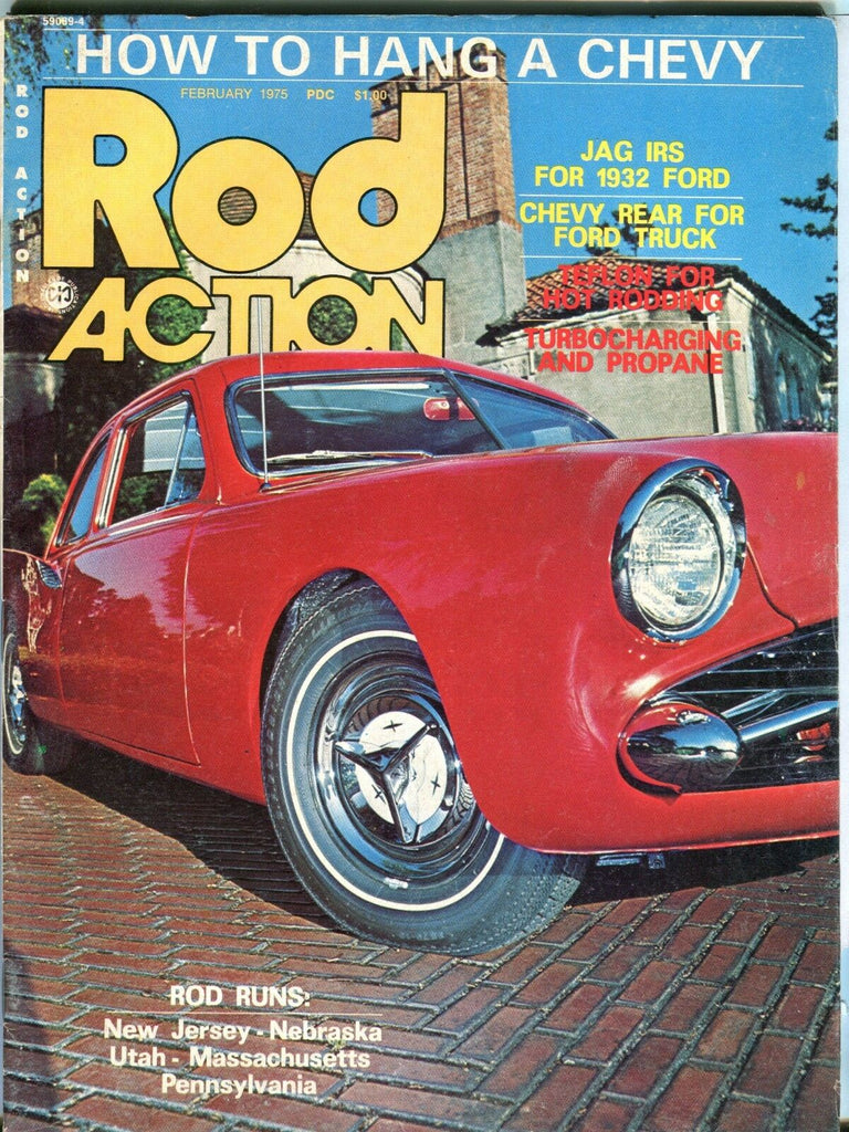 Rod Action Magazine February 1975 Jag IRS 1932 Ford EX No ML 031617nonjhe