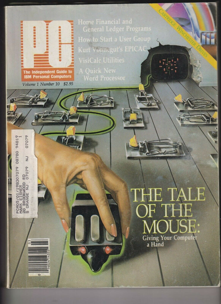 PC Mag The Tale Of The Mouse & Kurt Vonnegut's Epicac Vol.1 No.10 120719nonr