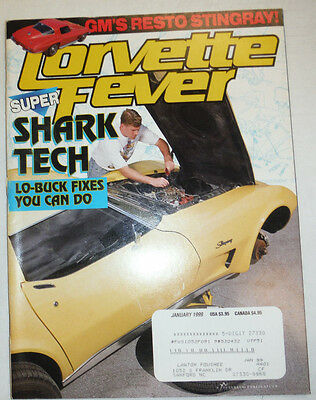 Corvette Fever Magazine Super Shark Tech & Lo-Buck Fixes January 1999 022615r