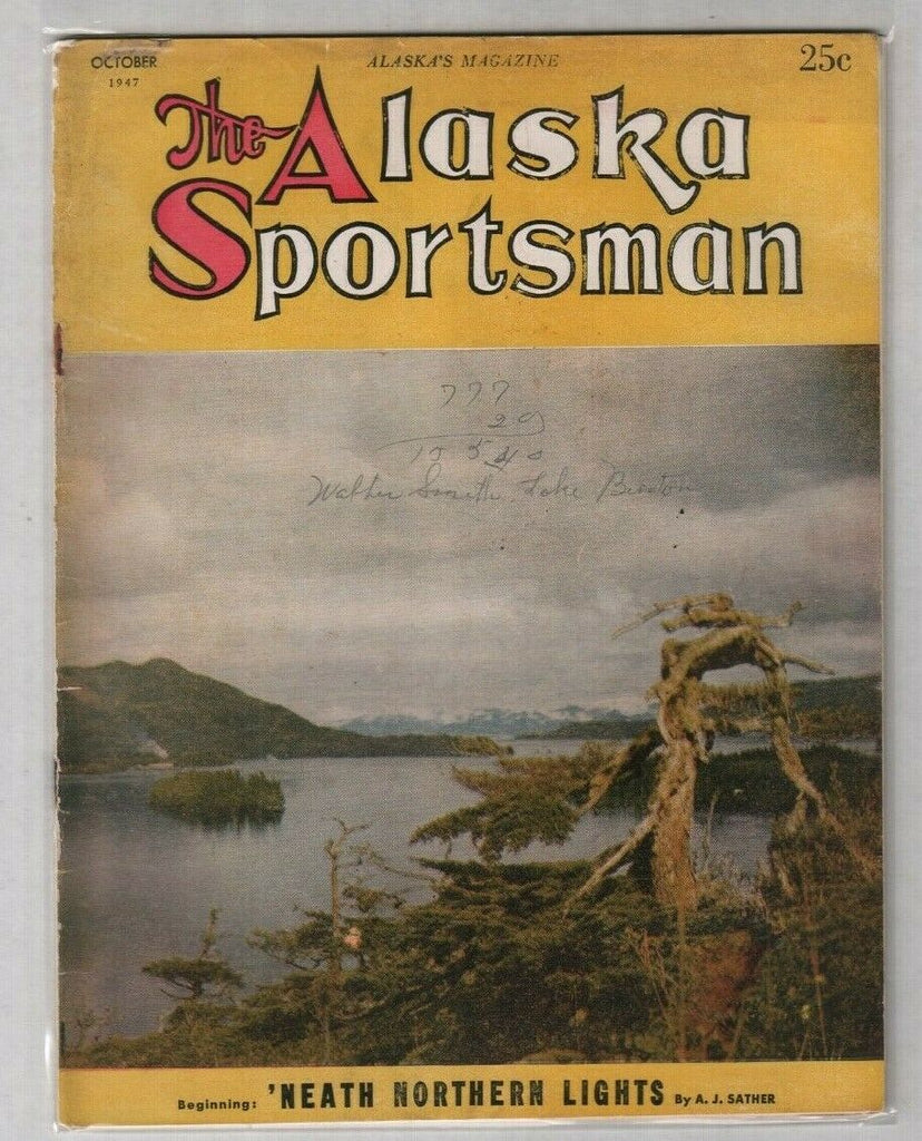 The Alaska Sportsman Underneath Northern Lights October 1947 012120nonr