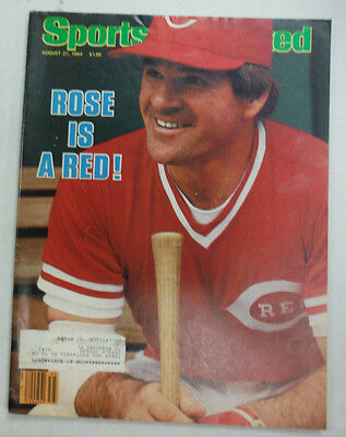 Sports Illustrated Magazine Pete Rose Is A Red August 1984 WITH ML 051215R