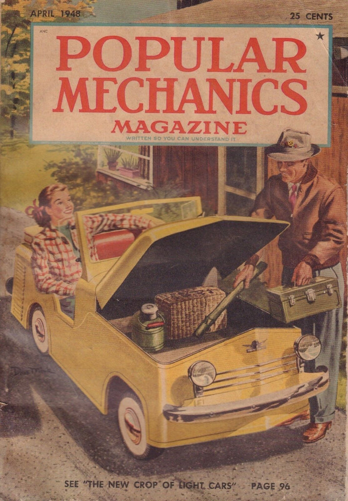 Popular Mechanics Magazine April 1948 Light Cars 080717nonjhe