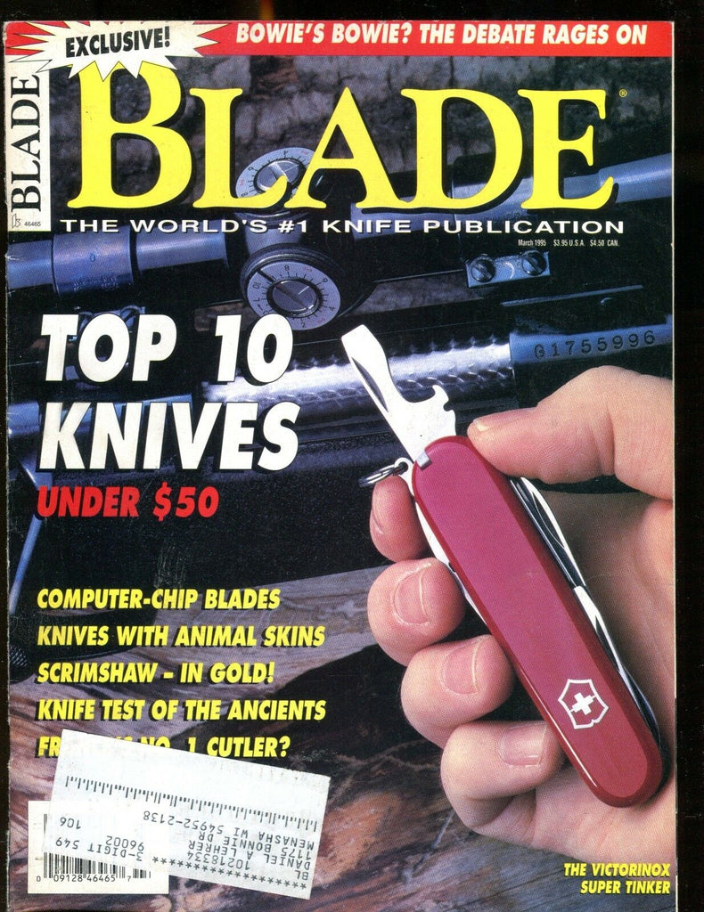 Blade Magazine March 1995 The Victorinox EX w/ML 012417jhe