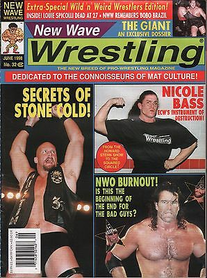 New Wave Wrestling June 1998 Stone Cold Steve Austin EX 010516DBE