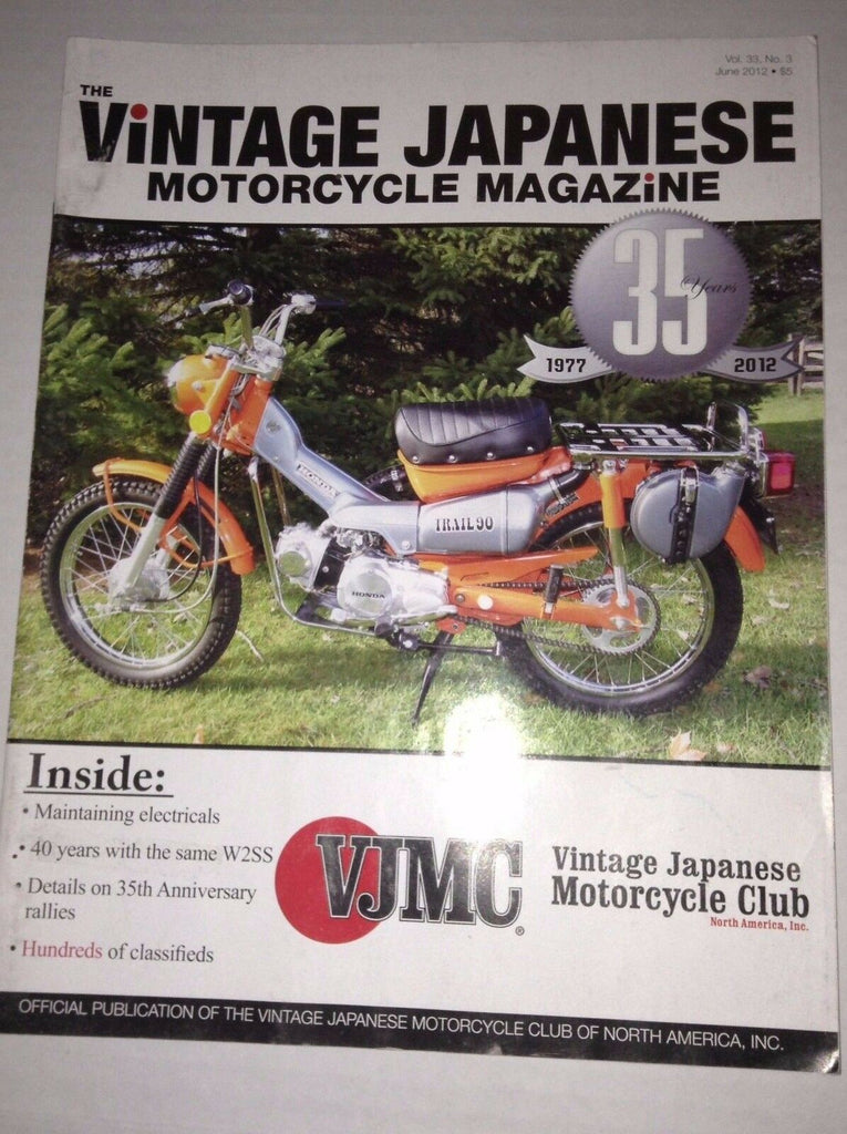 Vintage Japanese Motorcycle Magazine Maintaining June 2012 040117NONRH