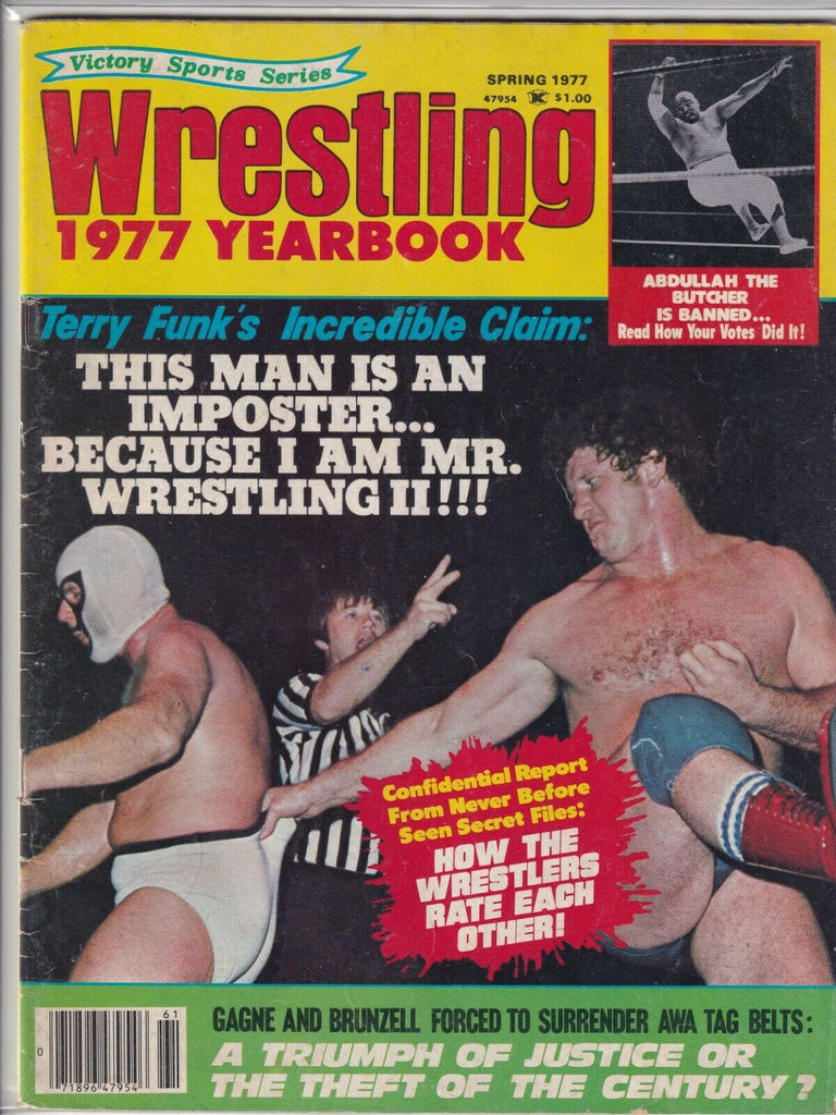Wrestling Yearbook Terry Funk Mil Mascaras Spring 1977 061419nonr