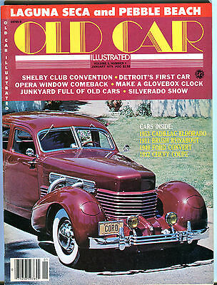 Old Car Illustrated Magazine January 1979 1953 Cadillac Eldorado EX 061316jhe