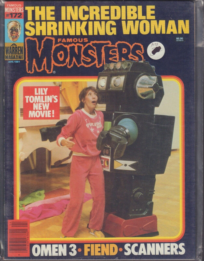 Famous Monsters April 1981 Lily Tomlin Scanners 013018DBE