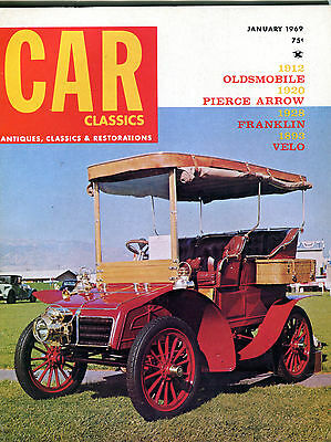 Car Classics Magazine January 1969 1912 Oldsmobile EX 060916jhe