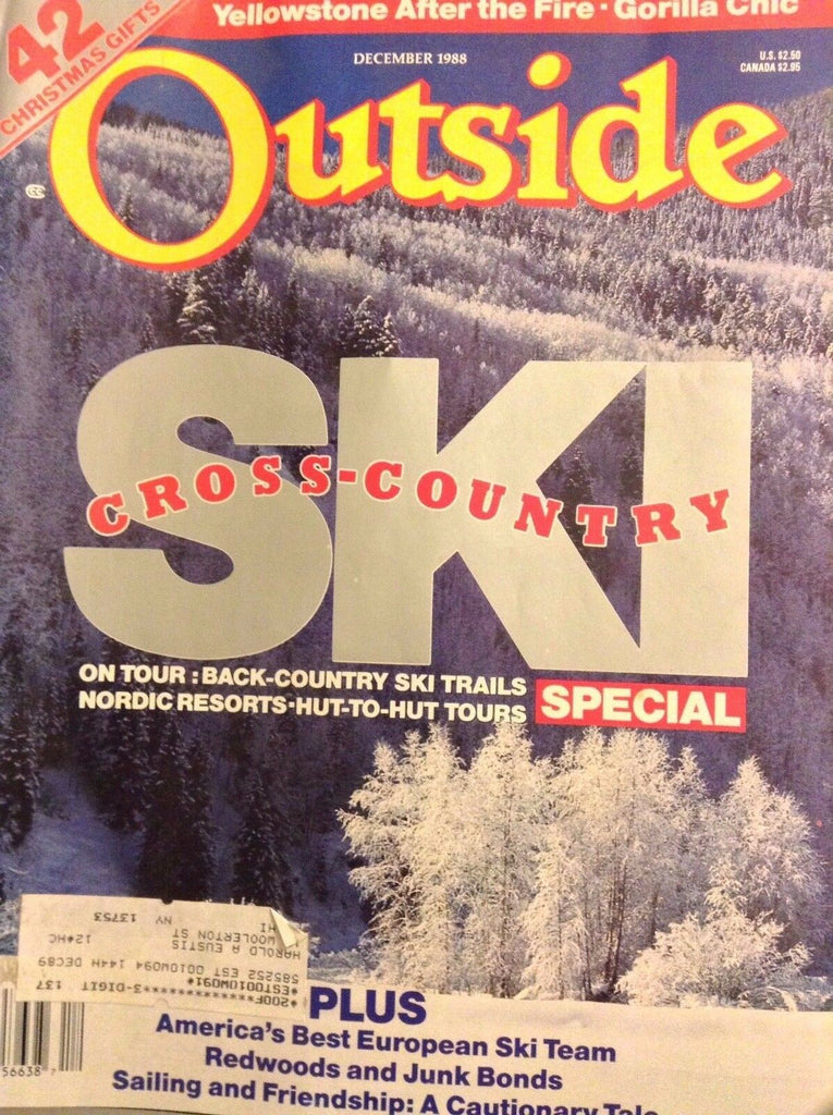 Outside Magazine Cross-Country Ski Special December 1988 110317nonrh