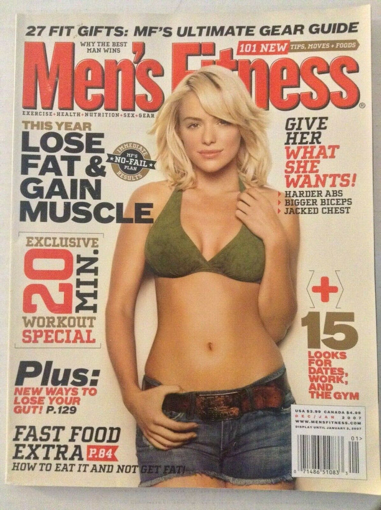 Men's Fitness Magazine Give Her What She Wants December/January 2007 040319nonrh