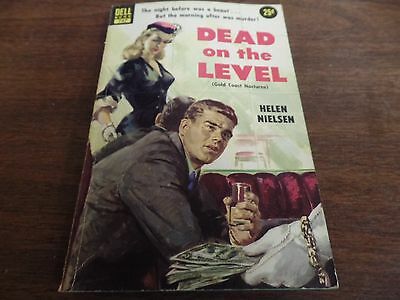 Dead on the Level Helen Nielsen Dell Book 191pgs Mystery Novel 121415ame