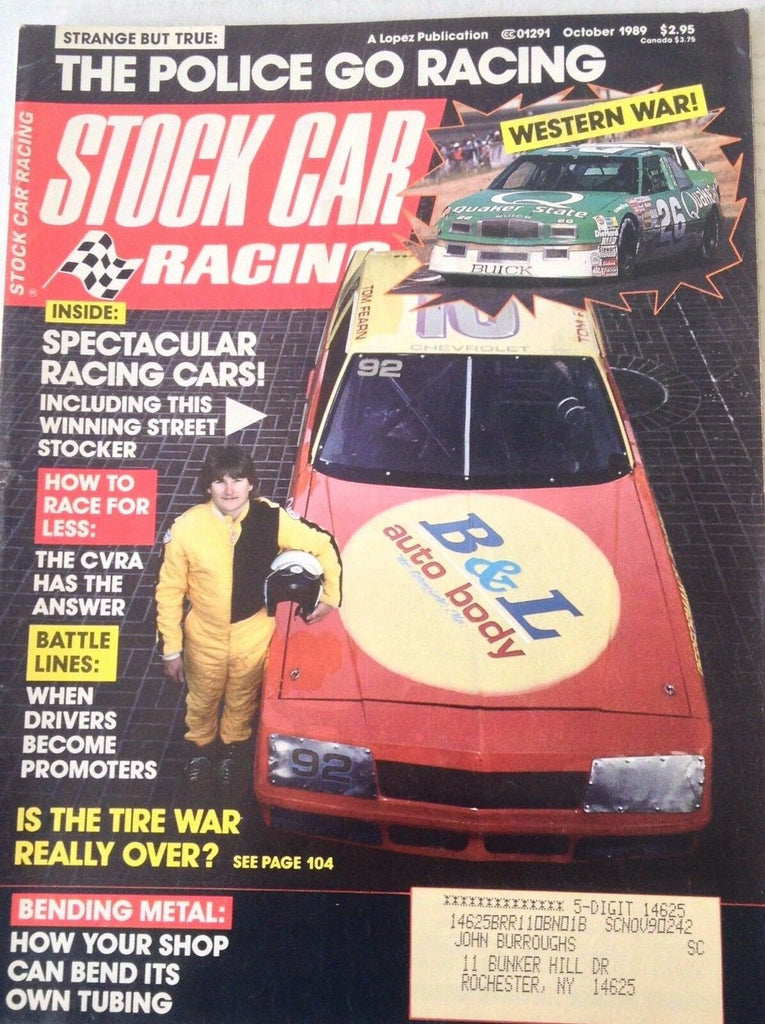 Stock Car Racing Magazine Drivers Become Promoters October 1989 042817nonrh