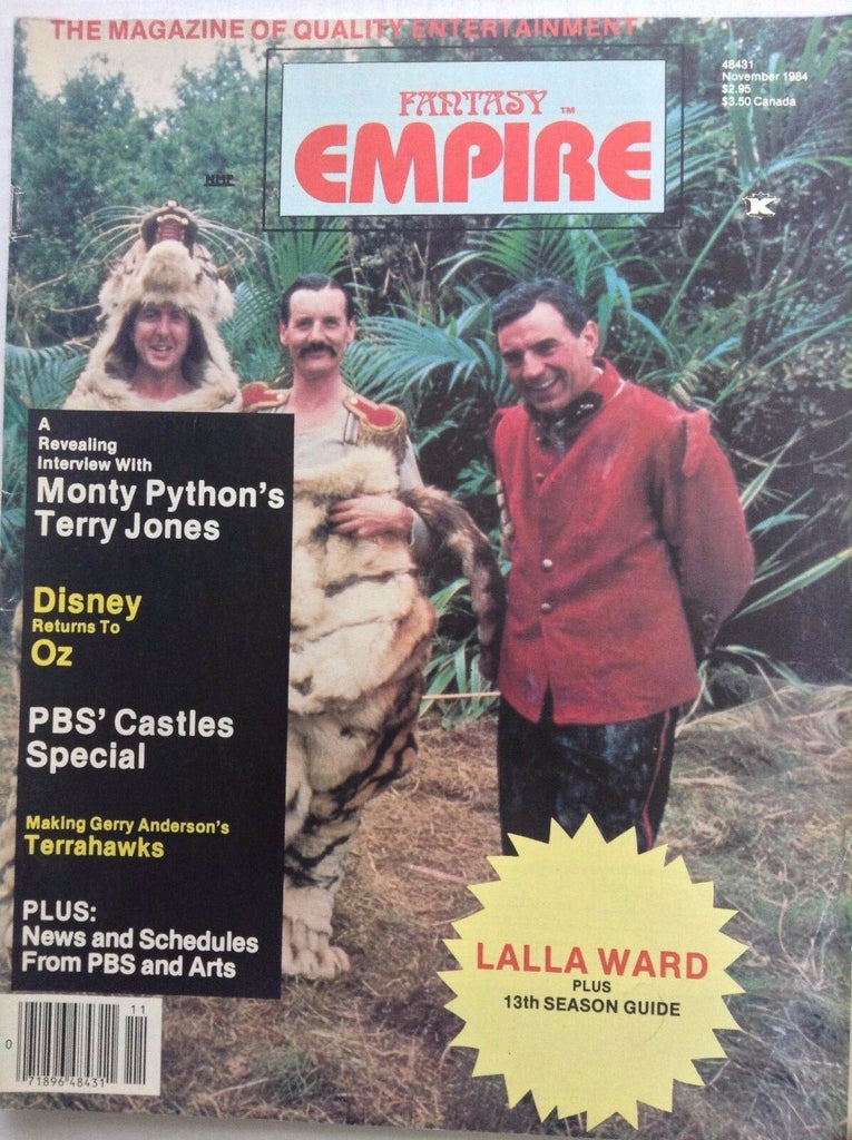 Fantasy Empire Magazine Monty Python's Terry Jones November 1984 092117nonrh