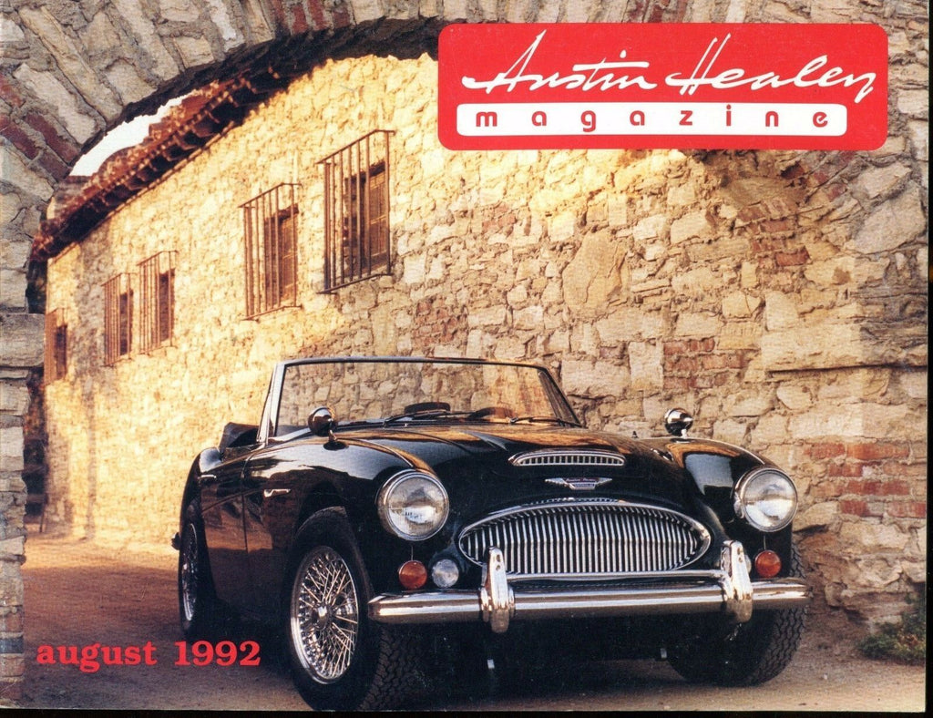 Austin Healey Magazine August 1992 1966 MKIII EX w/ML On Back 022717nonjhe